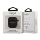 Guess GUA2LSC4EK Silicone Charm 4G maciņš Apple AirPods 1/2 Melns