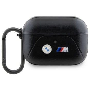 Чехол BMW для AirPods Pro 2 Curved Line, черный