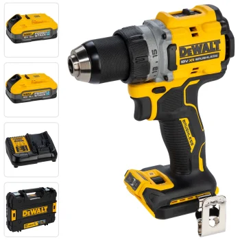 Аккумуляторная дрель-шуруповерт DeWalt DCD800H2T-QW, 18 В, 2x 5.0 Ач