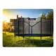 Neo-Sport dārza batuts 374 cm (12 ft) ar ārējo tīklu un kāpnēm