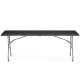 Plonos 440101 Folding Garden and Catering Table 244 cm, Black