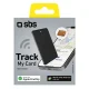 SBS Track My Card universāls karšu meklētājs iOS un Android, melns