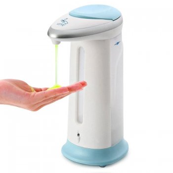Automātiskais Šķidro Ziepju Dozators Vannas Iztabai Virtuvei, 300 ml | Automatic Touchless Liquid Soap Dispenser