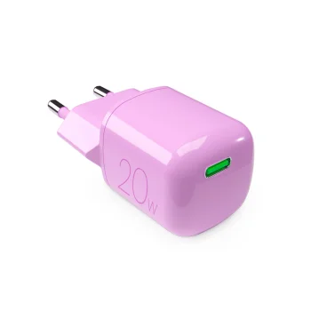 Puro 20W GaN USB-C tīkla lādētājs - rozā