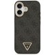 Guess 4G Triangle Logo MagSafe vāciņš iPhone 17 - melns un zelta | Phone Case Cover Black And Gold