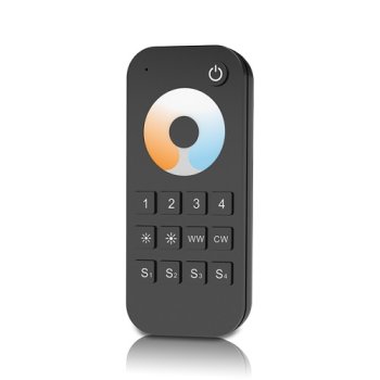 RT7 4-Zone CCT Remote Control - RF 2.4GHz Touch Wheel LED Strips