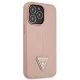 Guess Saffiano Triangle vāciņš Apple iPhone 13 Pro / 13, Pink