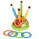 Outdoor game for children 3 in 1 Ladybug jump rope ring toss and catapult