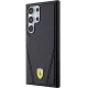 Чехол Ferrari для Samsung Galaxy S24 Ultra Hot Stamp V Lines MagSafe, черный