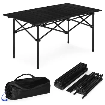 Складной кемпинговый стол MultiGarden 95x55 см, черный