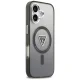 Чехол Guess IML Gradient Triangle Logo MagSafe для iPhone 17 - Черный