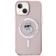 Karl Lagerfeld iPhone 15 vāciņš IML Choupette MagSafe, rozā