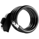 Rockbros RKS515-BK Keyed Bicycle Lock, 1.1 m, Black