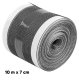 Self-Adhesive Shower Drain Anti-Clog Tape 7cm x 10m, Grey