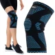 4FIZJO Elastic Knee Support Brace S, Black and Blue