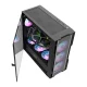 Datora korpuss Darkflash DK431 Mesh Black ar 4 ARGB ventilatoriem, melns