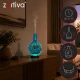 Ultraskaņas gaisa mitrinātājs un aromātu difuzors Zortiva 200 ml, RGB LED, brūns/bēšs