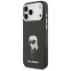 Karl Lagerfeld IML Aquarelle Karl & Logo MagSafe maciņš iPhone 17 Pro Max — melns | Phone Case Cover