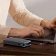 Внешний аккумулятор Cuktech 20000mAh со встроенным кабелем USB-C, серый