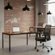 Стол для кухни и офиса Modernhome NORD-WD-BC, 120x60 см