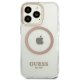 Guess Metal Outline Magsafe vāciņš iPhone 13 Pro Max, zelta
