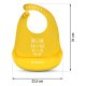 Ricokids Silicone Bib with Pocket, Yellow