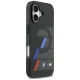 BMW M IML Metal Buttons Tricolor Lines MagSafe vāciņš Apple iPhone 17, Melns