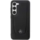 Mercedes Leather Urban vāciņš Samsung Galaxy S23 viedtālrunim - melns