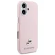 Karl Lagerfeld Karl & Choupette Head Pins Saffiano MagSafe Phone Case Cover iPhone 17 - Pink