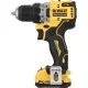 Аккумуляторная дрель-шуруповерт DeWalt DCD701D2-QW 12В 2x 2.0 Ач TSTAK