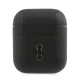 Чехол Mercedes Electronic Line для AirPods 1/2 из натуральной кожи - черный