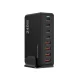 USB Uzlādes Stacija Wozinsky 240W GaN QC3 Melna