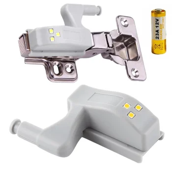 Светодиодная подсветка для петель шкафа 3 LED Серая