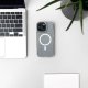 Блестящий чехол MagSafe для iPhone 17 Pro – полупрозрачный