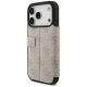Чехол-книжка Guess для iPhone 17 Pro Book 4G Metal Logo, розовый
