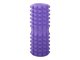 Masāžas rullis ar izciļņiem fitnesam un jogai 32cm, violets