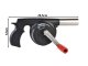 Manual Hand Crank Blower for BBQ and Campfire, Black