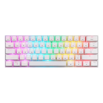 Беспроводная механическая клавиатура Motospeed SK62 White (синий...
