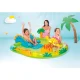 Надувной игровой центр детский бассейн с горкой динозавр INTEX 57166