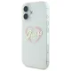 Guess iPhone 16 Plus vāciņš IML Heart Case, caurspīdīgs