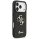 Чехол Guess Fixed Glitter Big 4G для iPhone 17 Pro / 18 Pro, черный