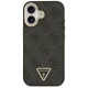 Guess 4G Triangle Logo MagSafe vāciņš iPhone 17 - melns un zelta | Phone Case Cover Black And Gold