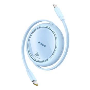 USB-C uz Lightning kabelis Baseus Free2Pull 20W 1m Zils