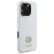 Чехол Guess для iPhone 16 Pro Silicone Logo Strass 4G, белый