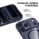 Tech-Protect MagMat MagSafe apvalks iPhone 17 Pro – caurspīdīgs tumšzils | Phone Case Cover