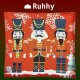 Ruhhy 22313 Decorative Pillowcase 45x45 cm, Nutcracker