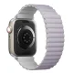 Uniq Revix magnētiskā siksniņa Apple Watch 42/44/45/49mm, Ceriņkrāsas/Balta