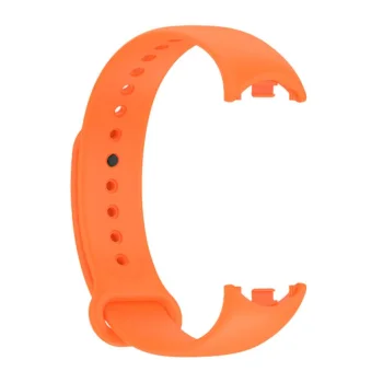 Силиконовый ремешок Telcon для Xiaomi Mi Band 8 / M8, оранжевый