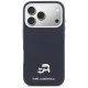 Karl Lagerfeld Karl & Choupette Saffiano MagSafe vāciņš iPhone 17 Pro Max, Zils