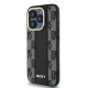 Dkny iPhone 15 Pro Max Case Leather Checkered Mono MagSafe, Black